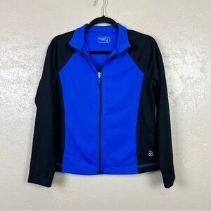 5 for $30 Be Inspired"‎ Black and Blue  Activewear Jacket Size Small  Zip Up